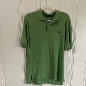 Ralph Lauren Men's Shirt Size M Pima Soft Touch Cotton Navy Polo Top